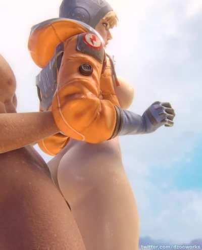 Wattson getting fucked (dzooworks) [Apex Legends]