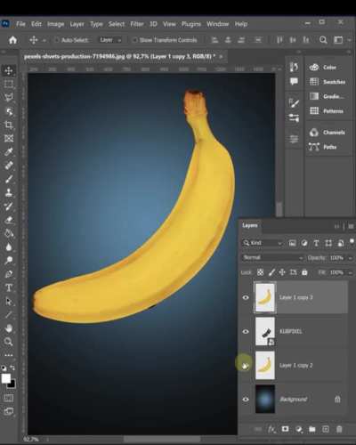 Adobe Tips - Text effect Banana- Photoshop Tutorial🍌