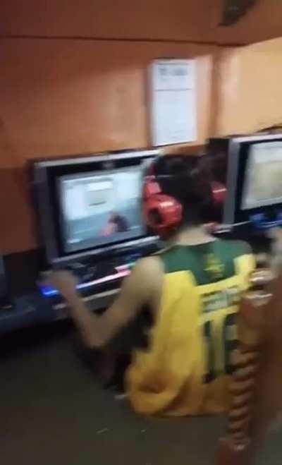 Gaming in the flood.