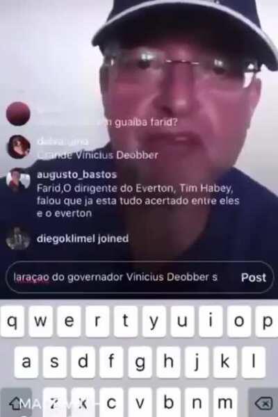 Farid Germano, 34 de jornalismo, não cai em qualquer pegadinha de live #NãoBriguemComANotícia