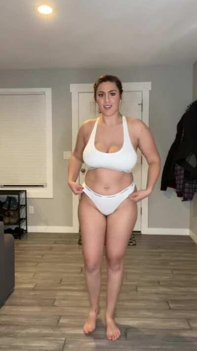 Busty TikTok Babe Showing Off