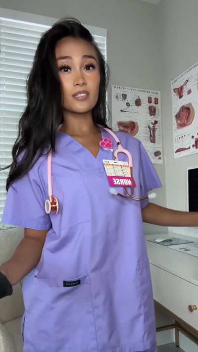 Naughty nurse on duty—let’s see just how much care you need today