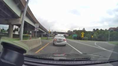 She didn’t know I had a dash cam.