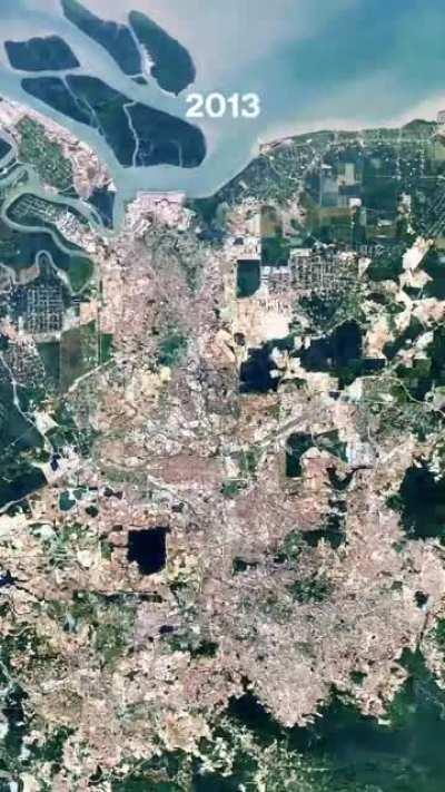 Time-lapse of Klang Valley from 1985 to 2020