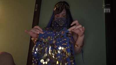 Yuria Yoshine revealing her huge naturals