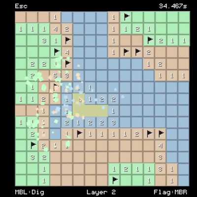 MineDeeper is Minesweeper with layers
