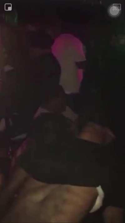 Guy is out of his mind at the club