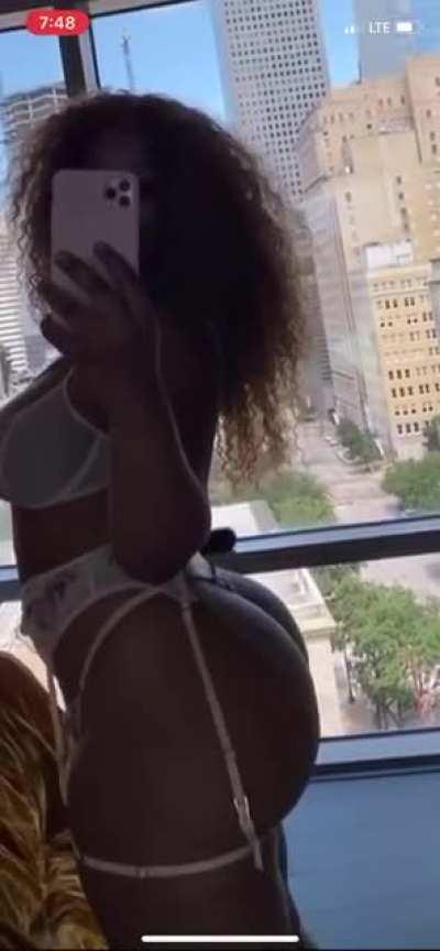 Thick with curly hair