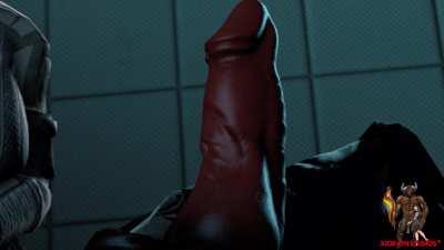Krogan x Assari Handjob (Mass Effect) [Xioapth]