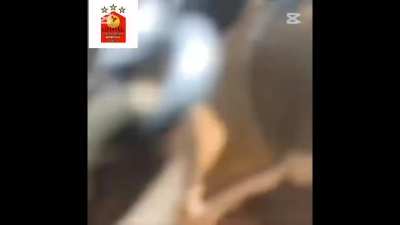 [Myanmar/Burma] Rebel groups such as Sun King Envoy, God of Monywa, and God of Snake, attack junta positions in Khoethan village; April 24; music from sources