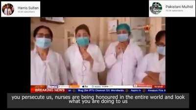 Harris Sultan: So, is this the #Islamophobia you speak of all the time @ShireenMazari1 @ImranKhanPTI ? A Christian nurse was accused of 