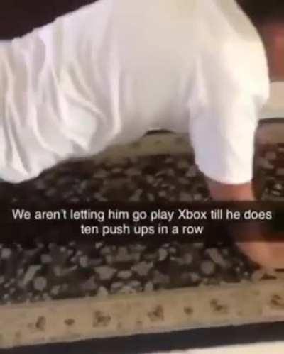 To do Ten push ups