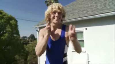 Guy Catching Laptop With His Butt