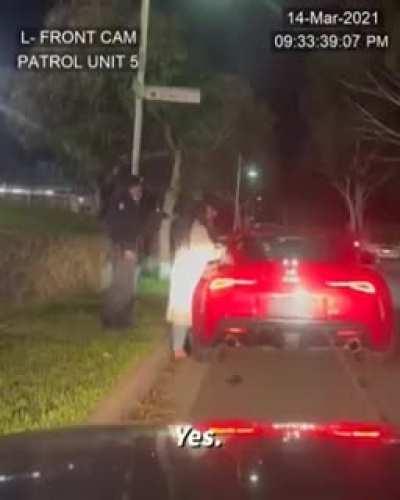 Police officer's wife was caught cheating