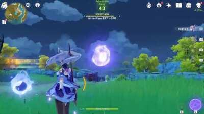 I knew Keqings teleport was good for getting around, but this buff is ridiculous