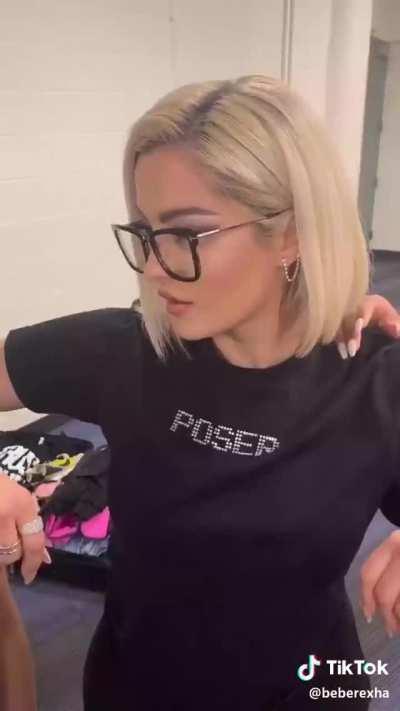 Bebe does a TikTok trend