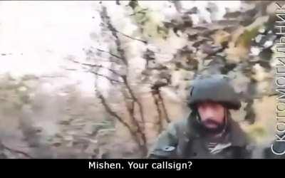 russians say they are going to waste a wounded Ukrainian soldier