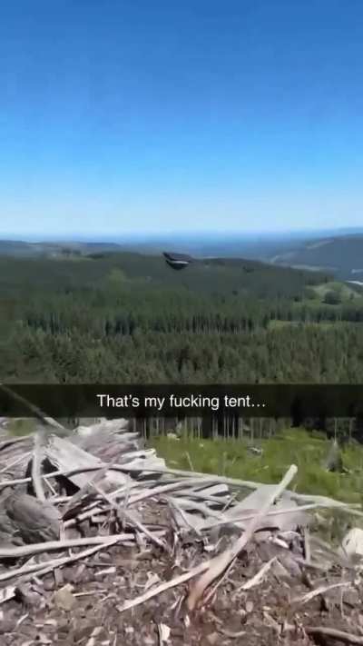 Dude is literally homeless now 