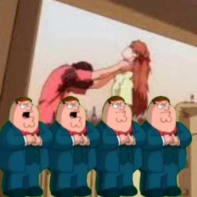 Peter what are you doing!? Can't you see that Shinji is choking Askuka?!