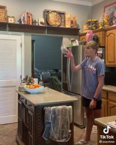 The laugh at the end