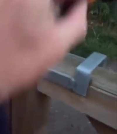 The amount of time it took to lock the gate correctly