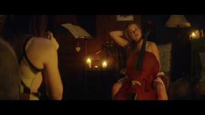 Abigail Lawrie (Finnoula) & Eve Austin (Kay) kiss in Our Ladies (2019)