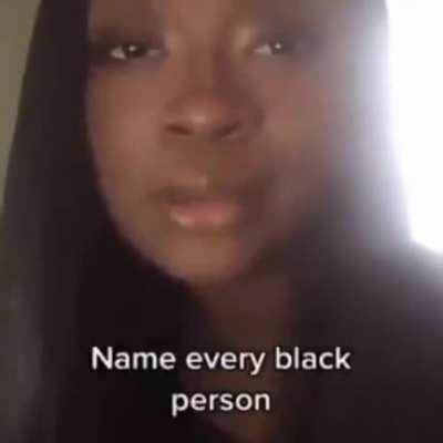 Name all black people