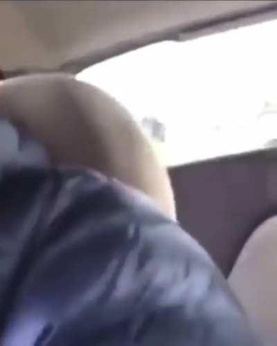 Brake check for the cyclist. Either a complete cunt or a beef