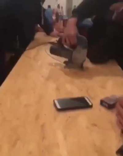 Never fall asleep around a bunch of lads