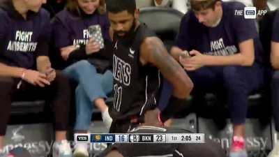 [Highlight] Fans wear fight Anti Semitism shirts in the Pacers Nets game.