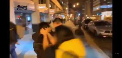 Trump's Proud Boy Nazis attack a Jewish couple trying to escape from them