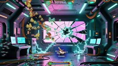 [Showcase] Galactic Gardener, my cozy sci-fi action game about growing life where everything wants to kill you