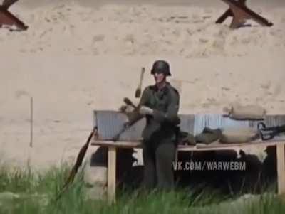 Normandy Beach before D-Day (circa 1944)