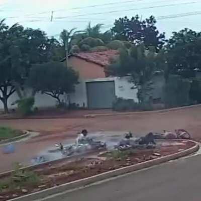 WCGW moving into a crossroad without reducing the speed