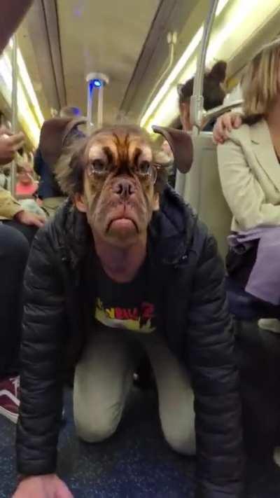 A guy doing whatever the fuck this is supposed to be