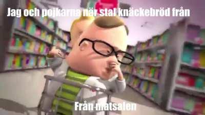 Vi blir jagade av bolibompa draken :O