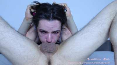 It was too much cum and my throat shared it with my nose