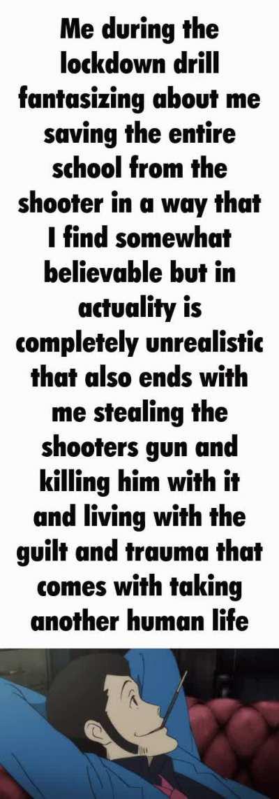 I've done it, I've saved the school.