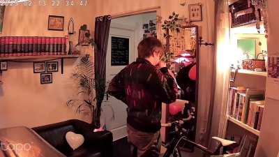 The moment my camera decided to stop the recording. Valentines day edition.