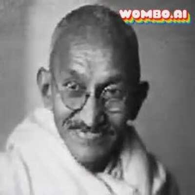 Gandhi after partition :p
