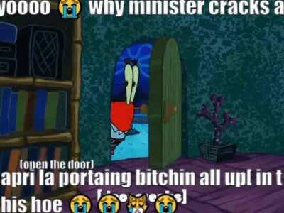 why he doing that though????