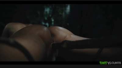 Ellie Luna - Tentacle CUM Dumpster 