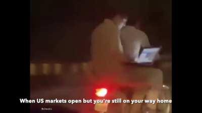 when US market opens but you are still on the way home