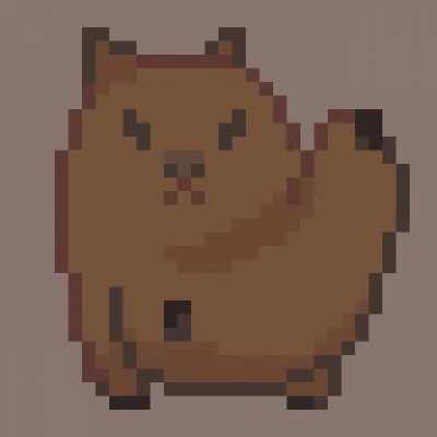 Pixel Art Breakdancing Capybara
