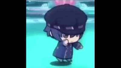 Who knew facing yourself would be this dang groovy 7owo7