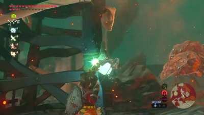 Well... I guess he had the higher ground.