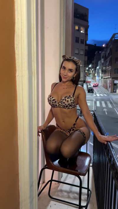 im just a girl cat with her paws up in the air