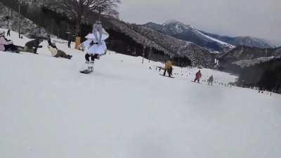 How they should've crossed those snowy mountains