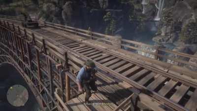 Bad moment to press the wrong button...Arthur bailed on John.