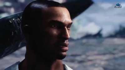 Cj as Dante looks pretty cool ngl..